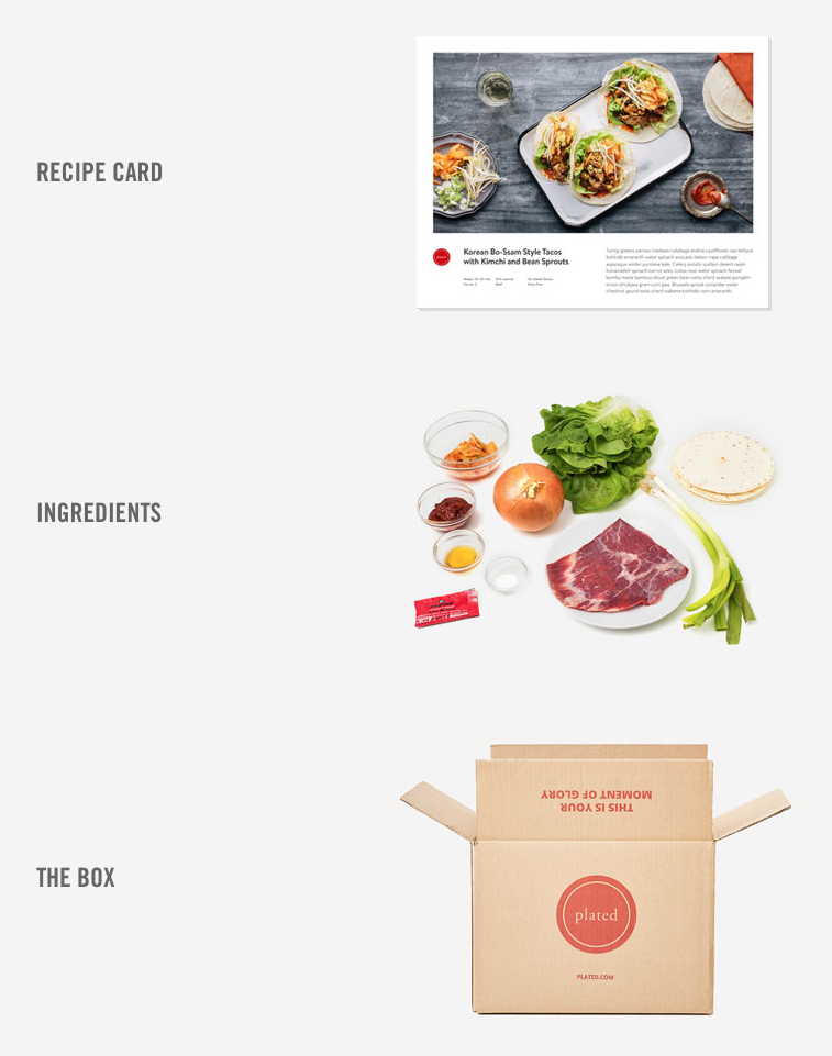 Fresh ingredients delivered to cook a delicious meal in 30 minutes.(1)