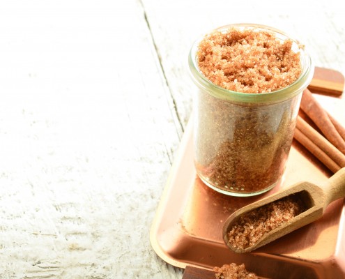 DMBody scrub - brown sugar with cinnamon