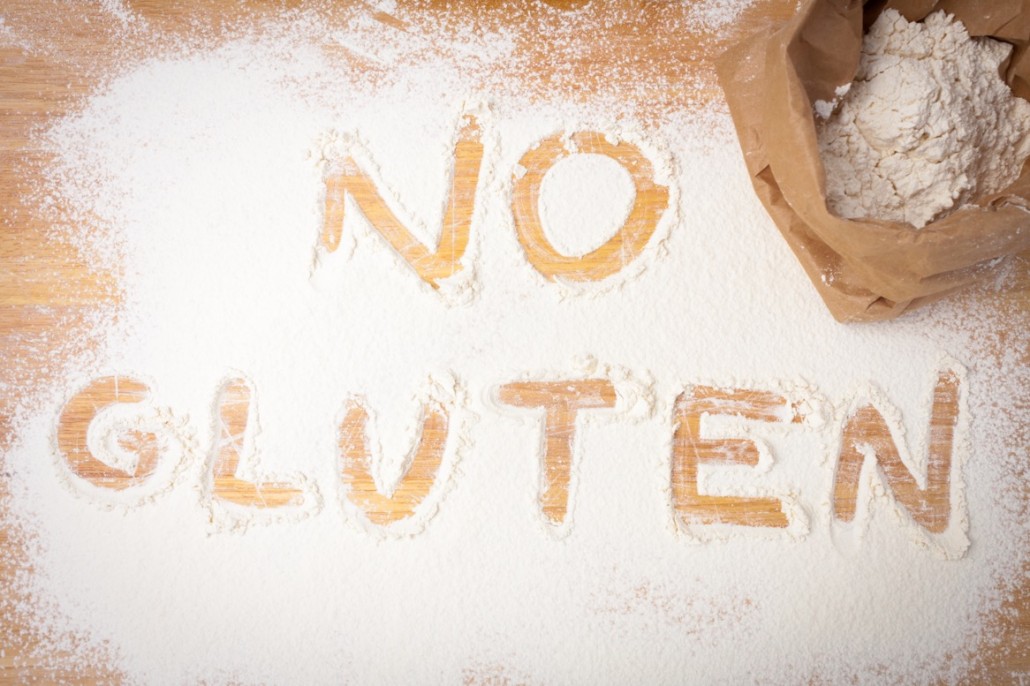 BM_the words NO GLUTEN written on gluten free flour_80493445