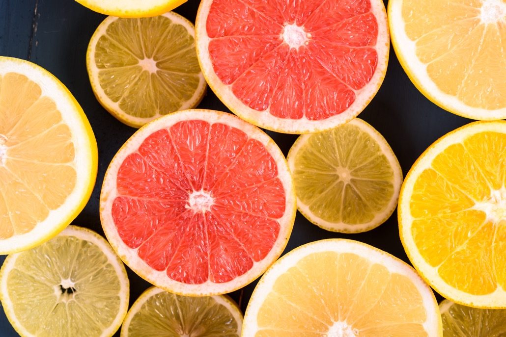 BM_Orange, Grapefruit And Lemon Citrus Fruit Slices_105320806